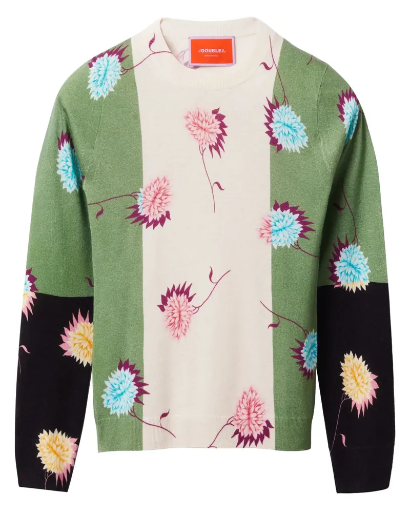La DoubleJ Pullover mit Blumen-Print - Weiß Weiß