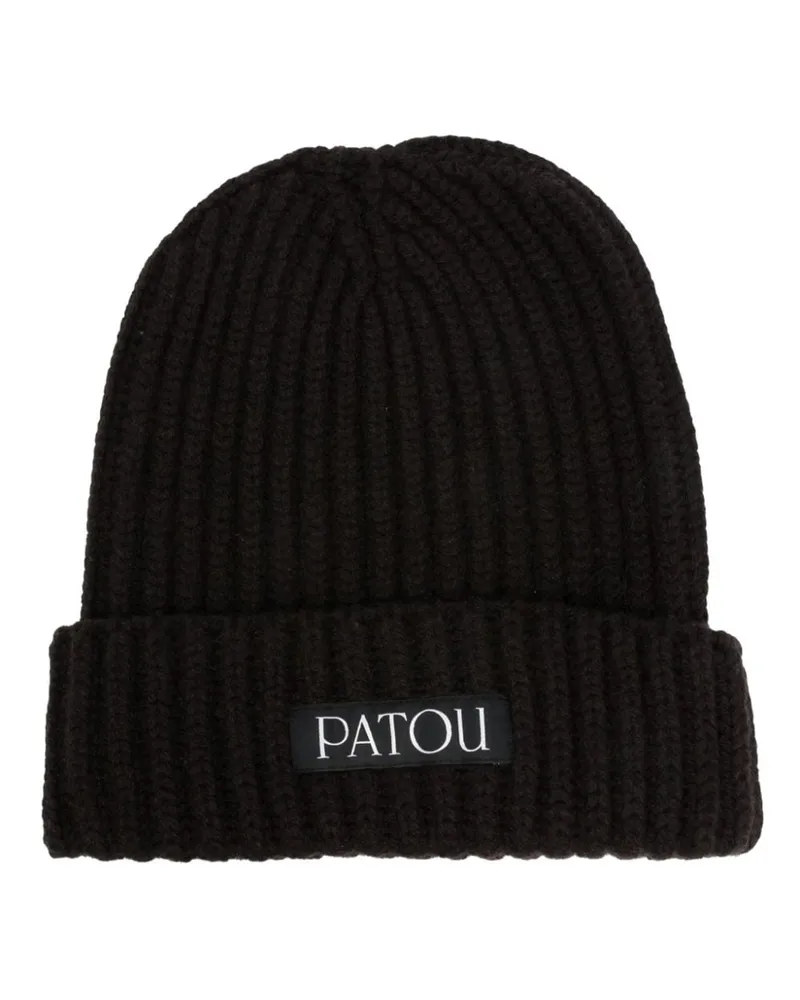 Patou Mütze mit Logo-Stickerei Braun