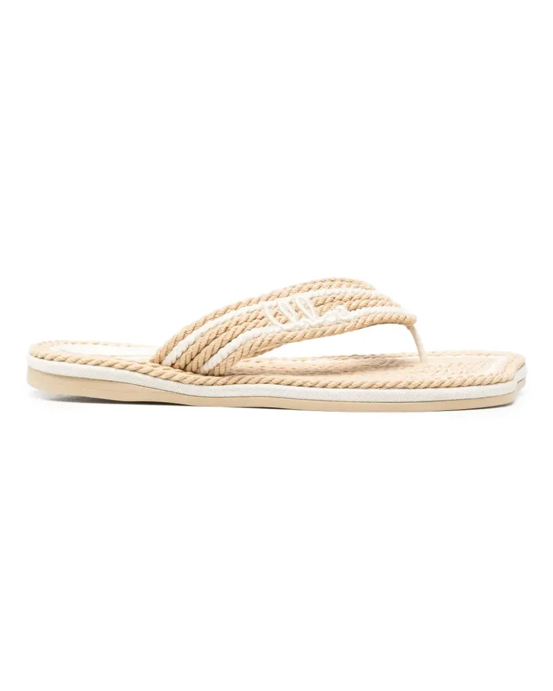 Chloé Sand rope-effect sandals - Nude Nude