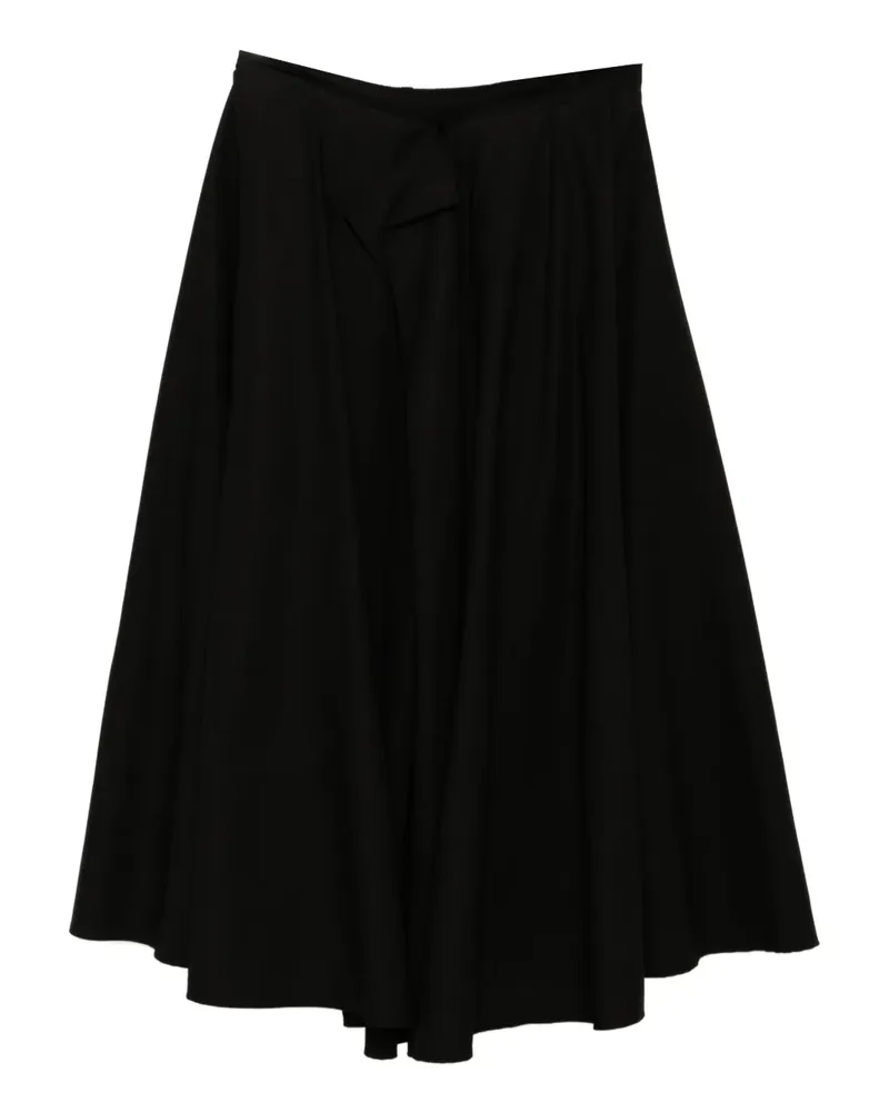 Yohji Yamamoto Wendbarer Twill-Rock - Schwarz Schwarz