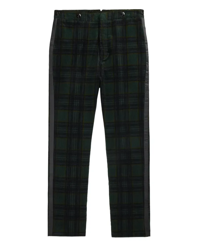 Ralph Lauren Karierte Tapered-Hose - Grün Grün