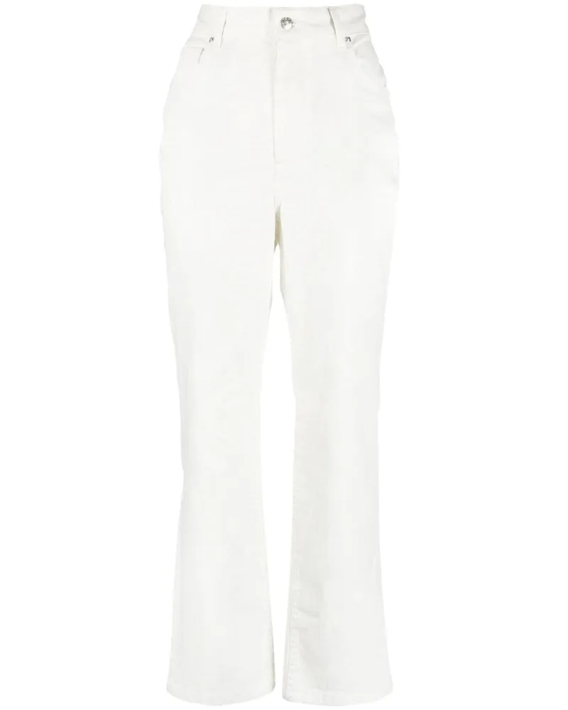 Etro Cropped-Jeans mit hohem Bund - Weiß Weiß