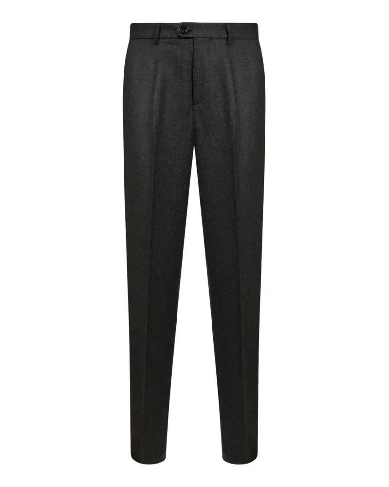 Brunello Cucinelli pleated virgin-wool trousers - Grau Grau