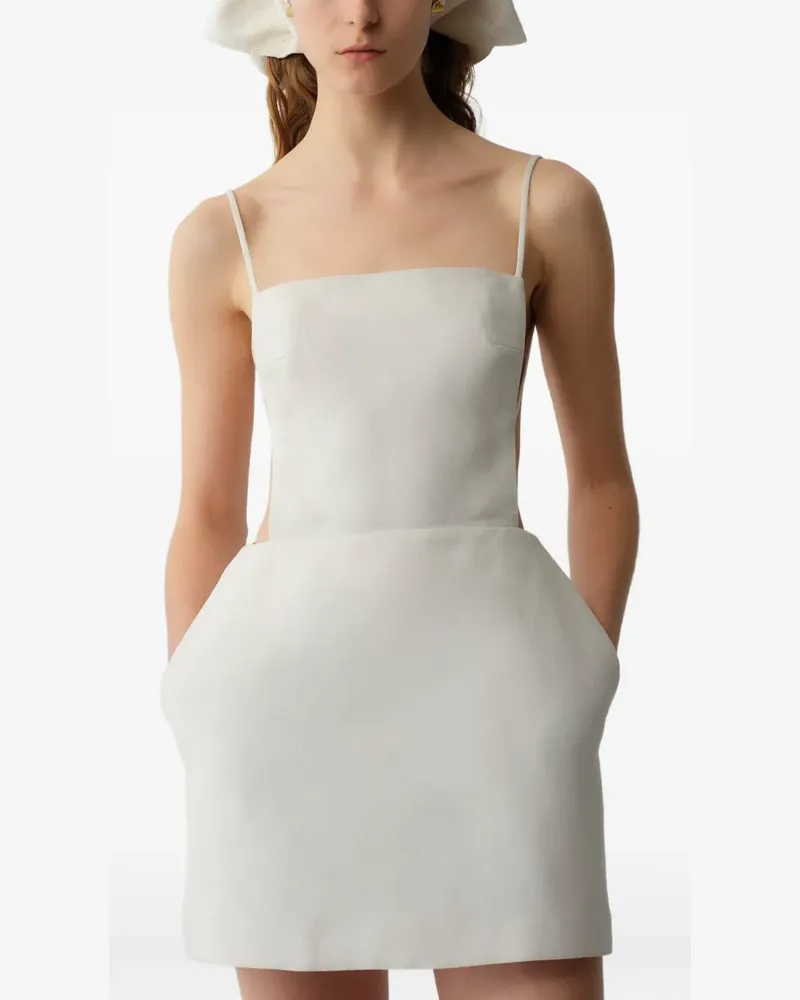 Calvin Klein cut-out backless dress - Nude Nude