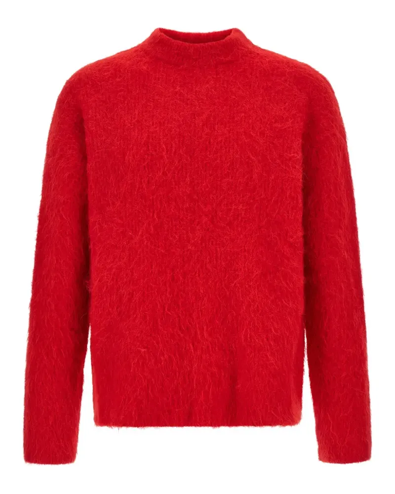 Séfr Haru brushed-texture sweater - Rot Rot