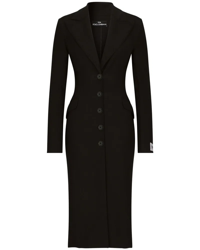Dolce & Gabbana KIM DOLCE&GABBANA Trenchcoat-Stil - Schwarz Schwarz