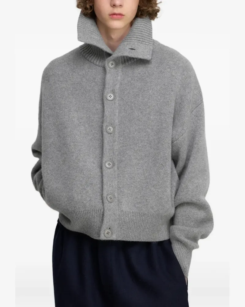 extreme cashmere Clement button-up cardigan - Grau Grau