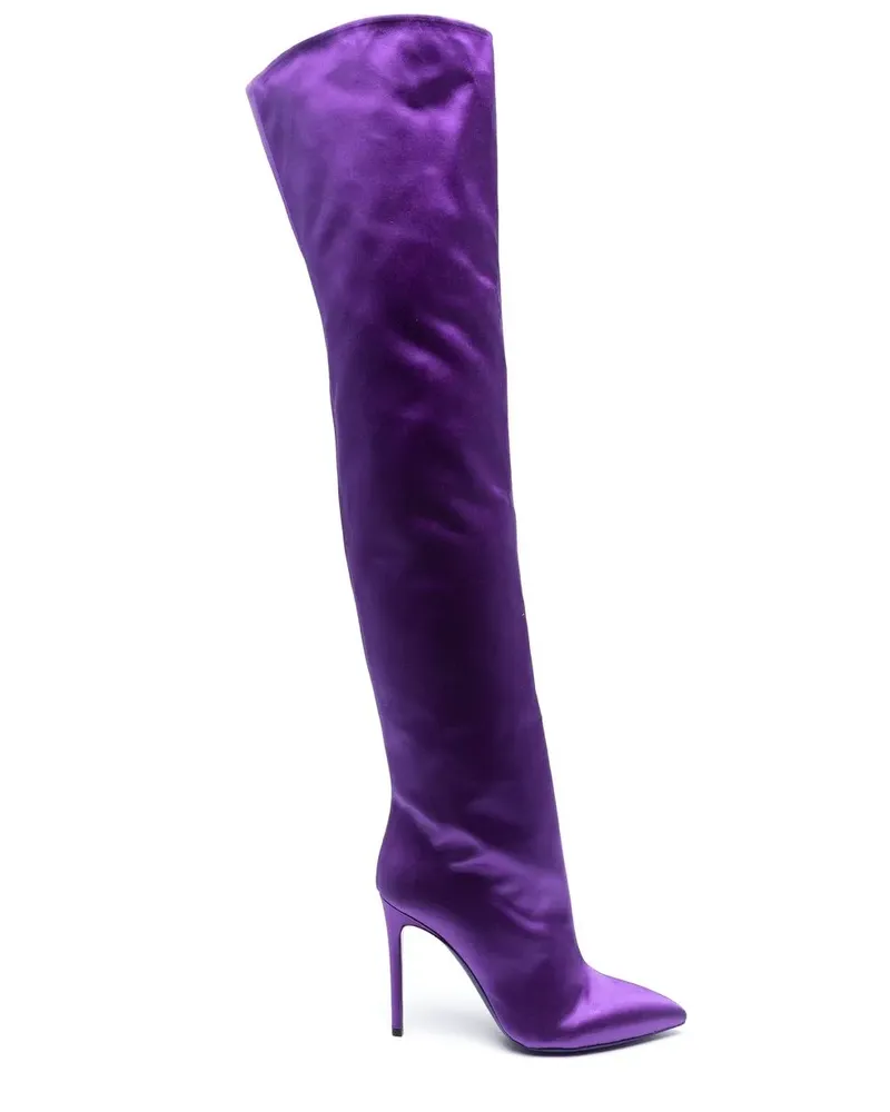 Paris Texas Overknee-Stiefel 105mm - Violett Violett