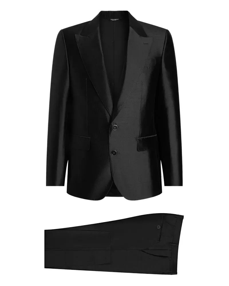 Dolce & Gabbana Einreihiger Anzug - N0000 BLACK N0000