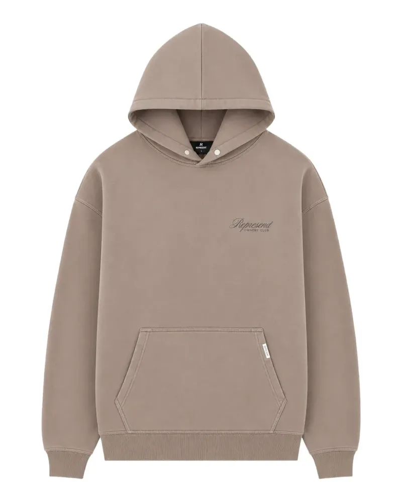 REPRESENT Hoodie mit Owners Club-Print - Grau Grau