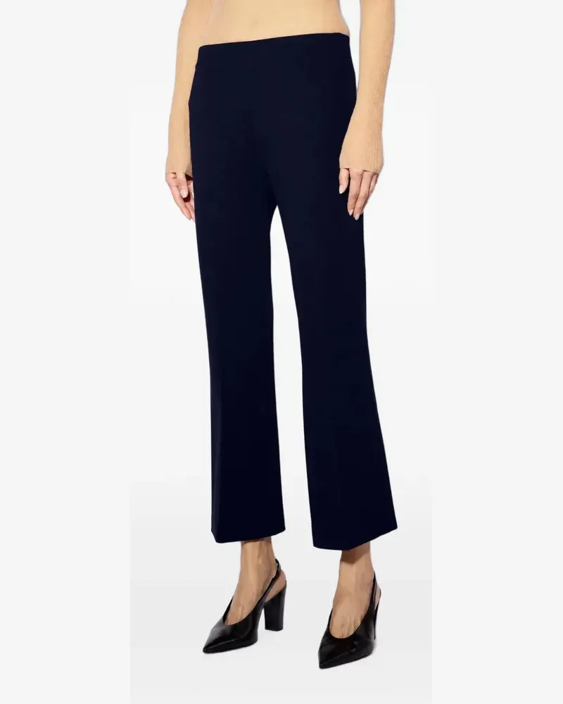 Liviana Conti Taillenhohe Cropped-Hose - Blau Blau