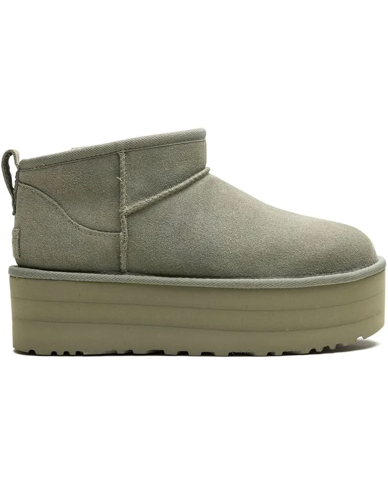 UGG Classic Ultra Mini Platform Shaded Clover Stiefel - Grün Grün