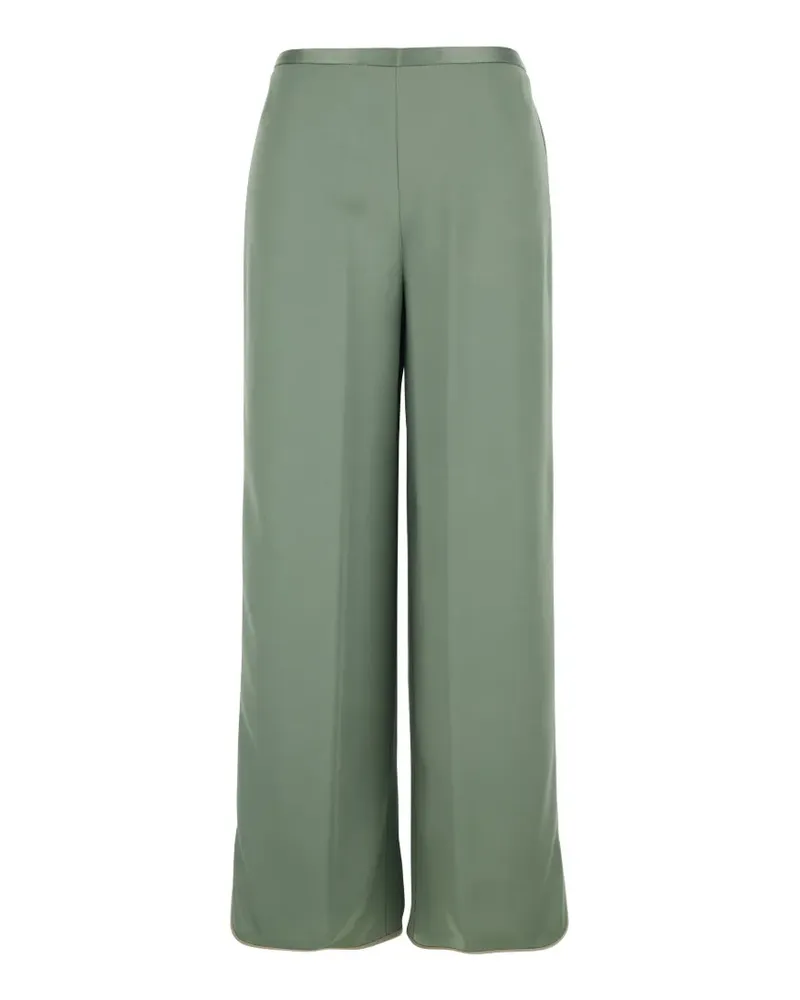 forte_forte contrast-trim trousers - Grün Grün