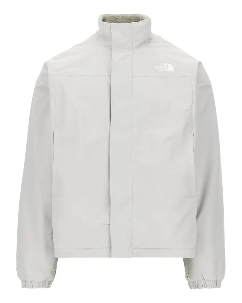 The North Face Yumiori logo-print high-neck jacket - Nude Nude