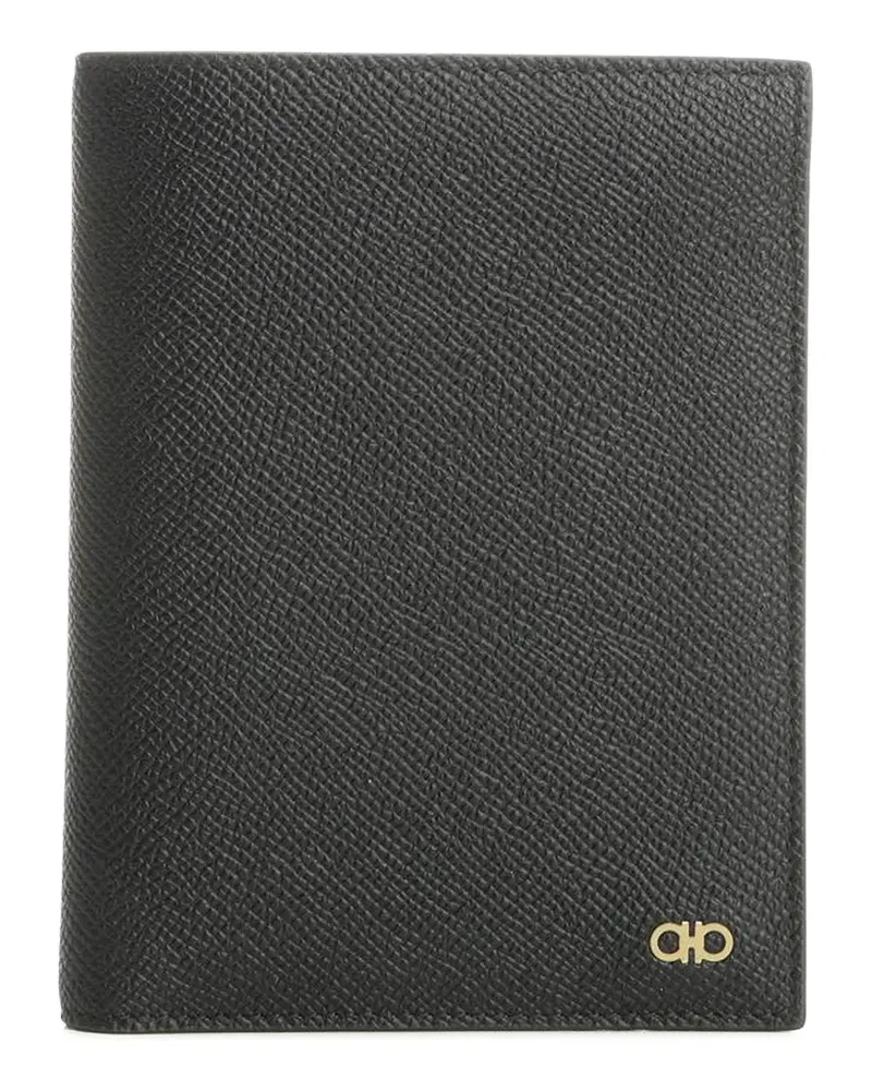 Ferragamo Gancini passaport holder - Schwarz Schwarz