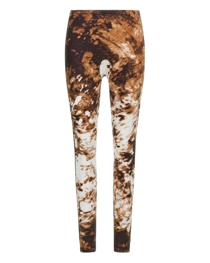 Roberto Cavalli Leggings mit Appaloosa-Print - Braun Braun