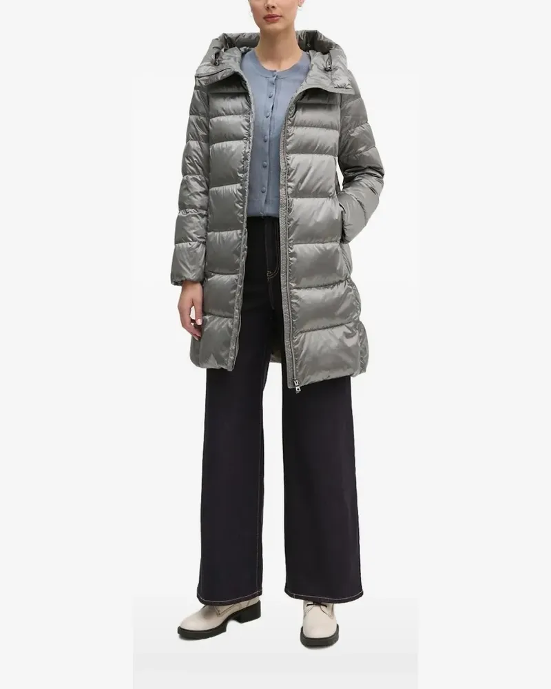 Geox Gesteppte Kapuzenjacke - Grau Grau