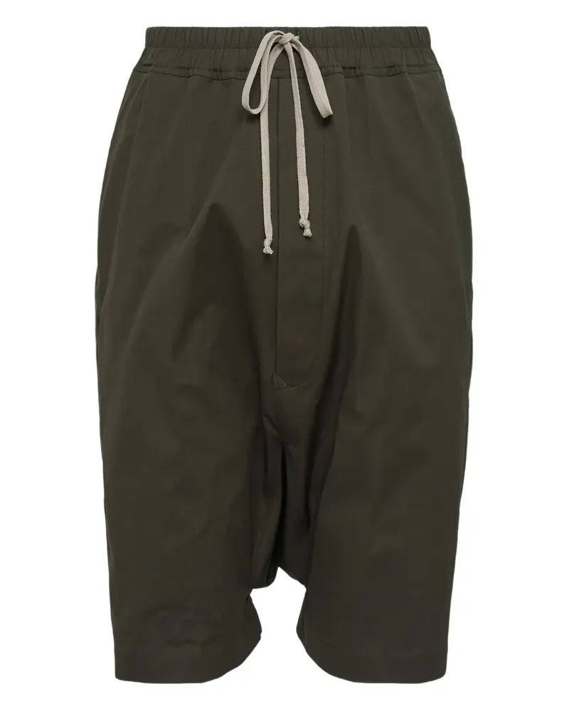 Rick Owens cotton shorts - Grün Grün