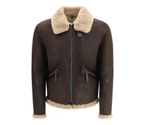 Winterbrook Jacke mit Shearling - Braun