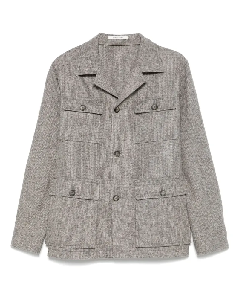 Tagliatore Jacke mit Knopfleiste - Grau Grau