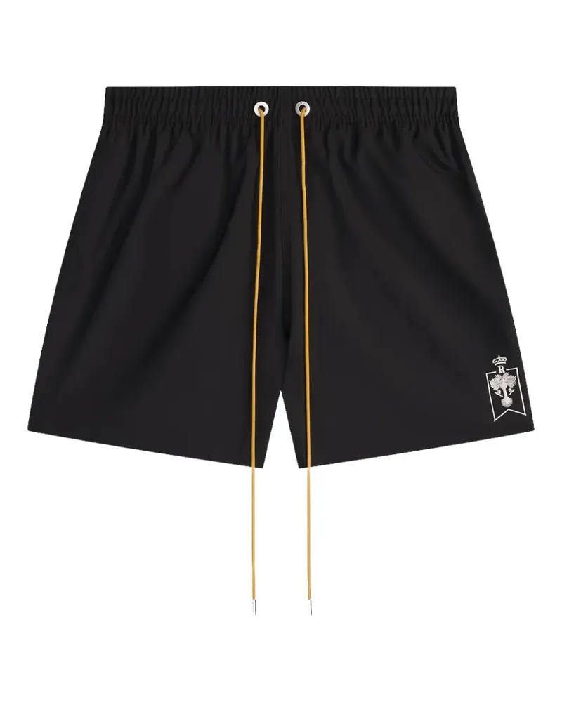 RHUDE Badeshorts mit Gesäßtasche - Schwarz Schwarz