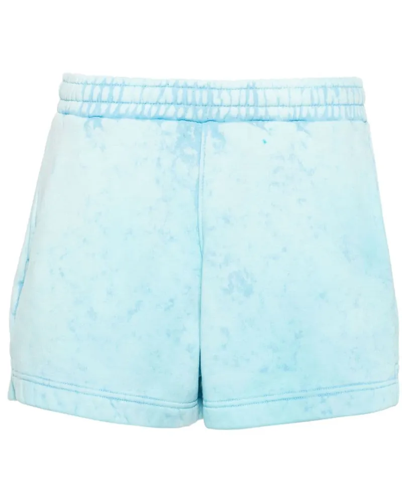 LOULOU Halbhohe Joggingshorts Blau