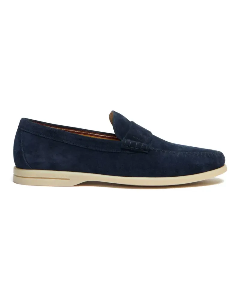 Bally Switz Moc suede loafers - Blau Blau