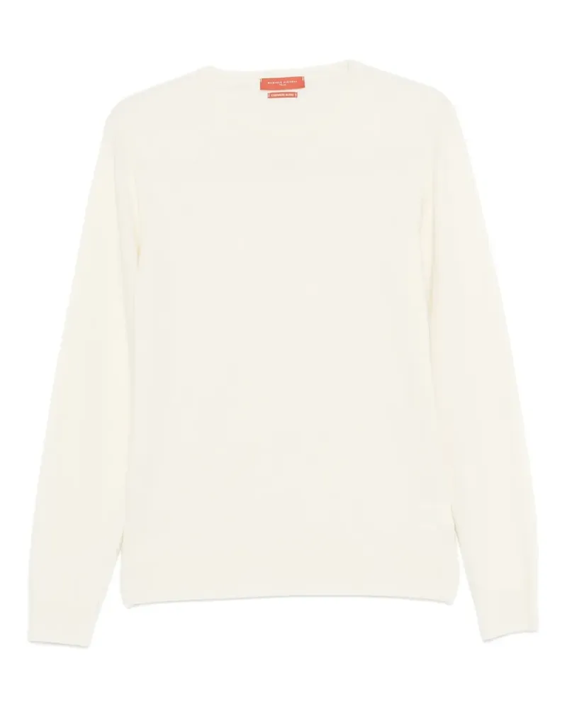 Daniele Fiesoli Pullover mit Rundhalsausschnitt - Weiß Weiß