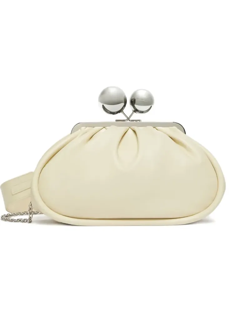 Max Mara Kleine Milvanew Clutch mit Falten - Nude Nude