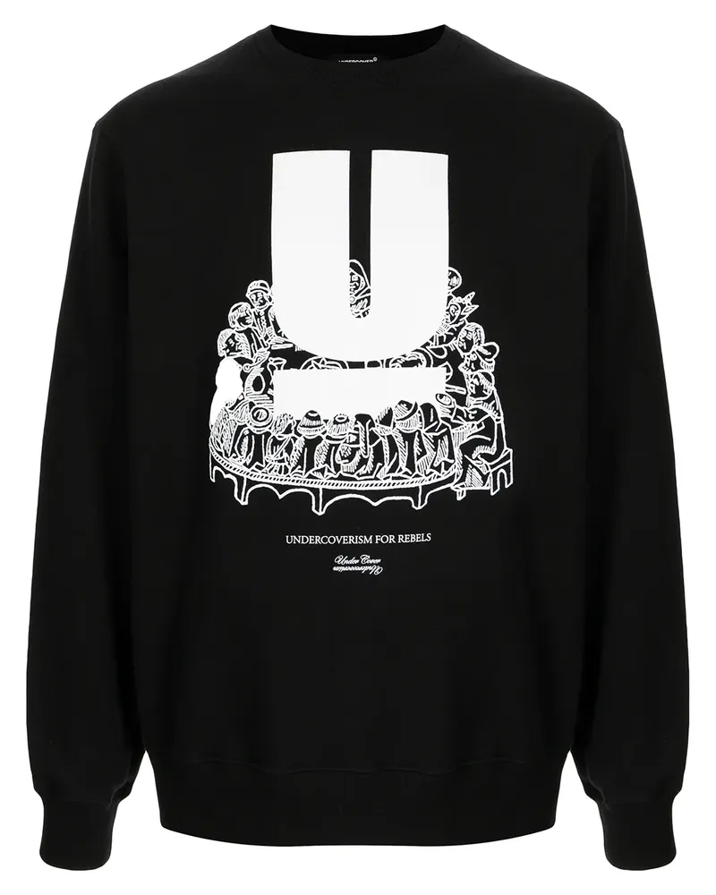 Undercover ism for Rebels Sweatshirt - Schwarz Schwarz