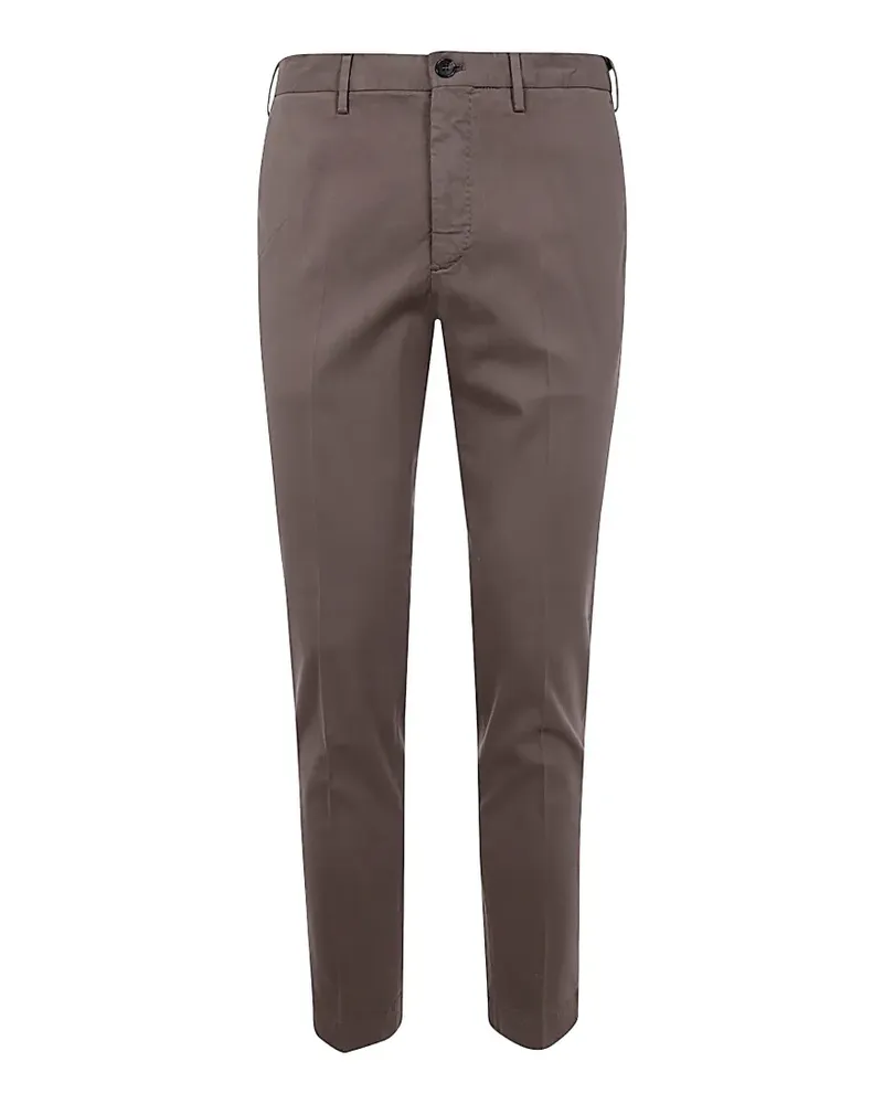 Incotex Hose mit Tapered-Bein - Grau Grau