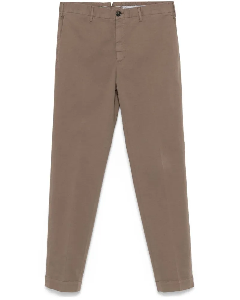 Incotex Hose mit Tapered-Bein - Grau Grau