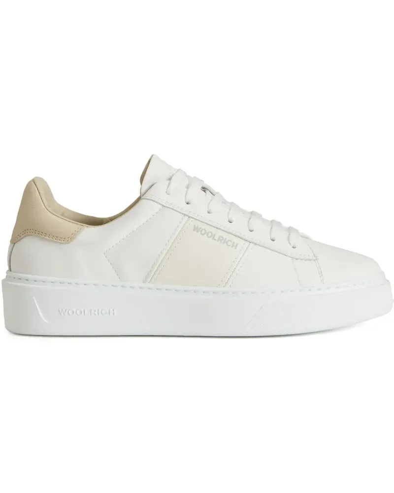 Woolrich Classic Court Sneakers - Weiß Weiß