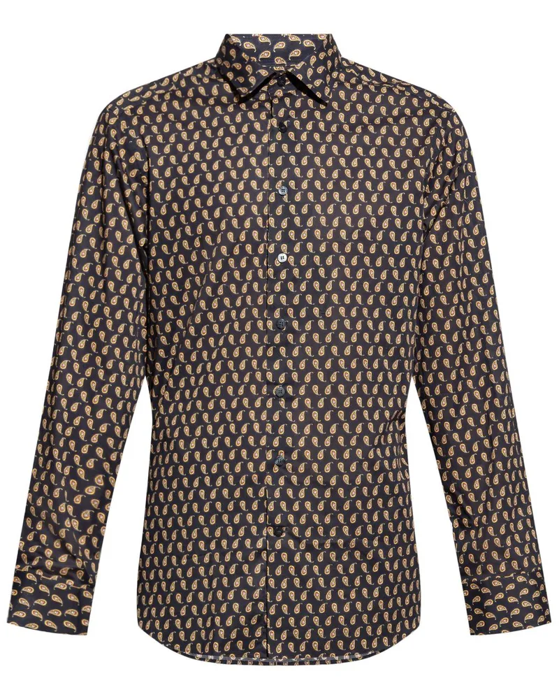 Etro Hemd mit Paisley-Print - Blau Blau