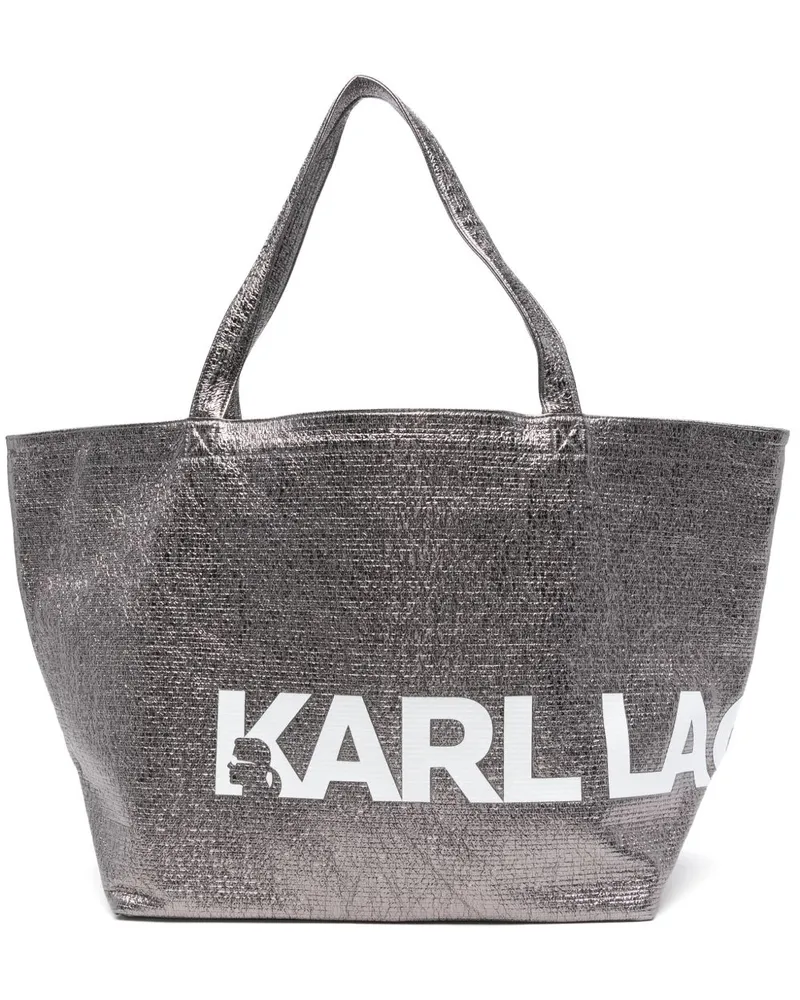 Karl Lagerfeld K Essential Tote Bag - Silber Silber
