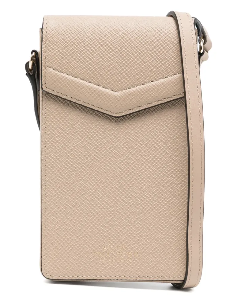 Smythson Handyhülle in Kuvertform - Braun Braun