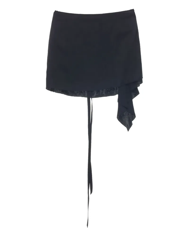 Ann Demeulemeester Bodie Minirock - Schwarz Schwarz