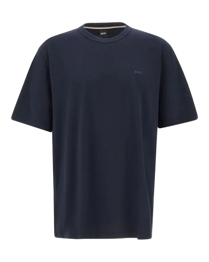 HUGO BOSS T-Shirt mit Logo-Print - Blau Blau