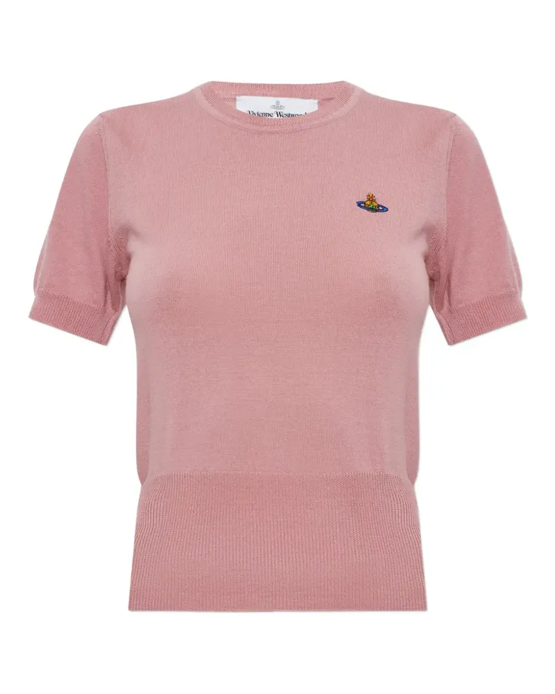 Vivienne Westwood Bea Pullover mit Orb-Stickerei - Rosa Rosa
