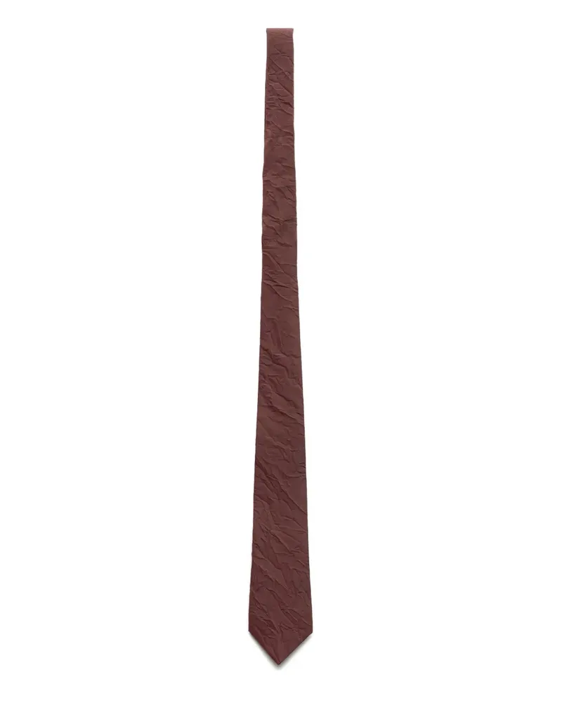Our Legacy crinkle tie - Braun Braun