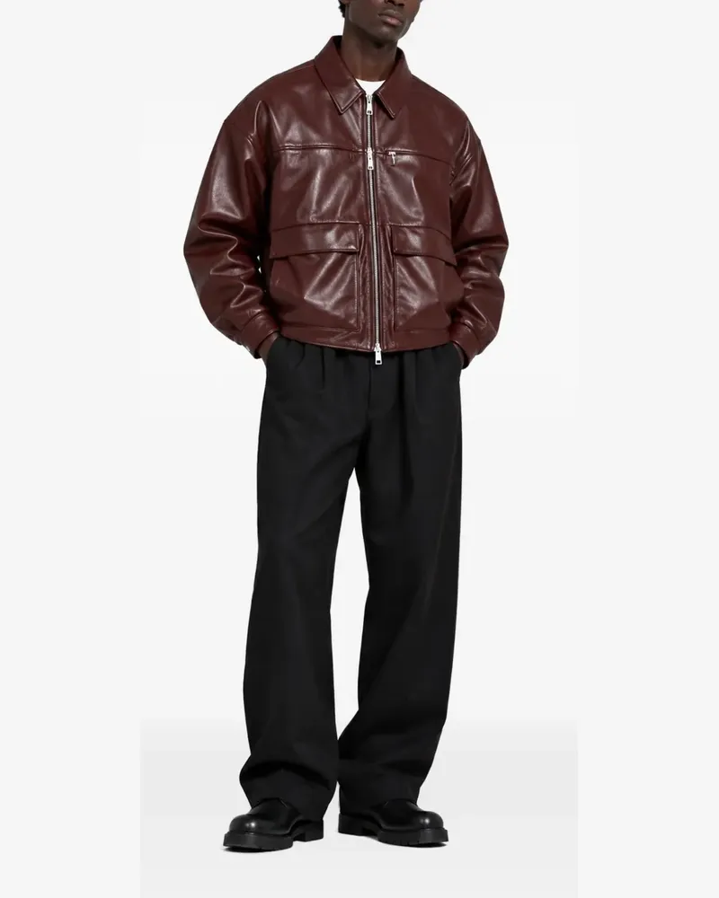 Edwin Jeans Dogma leather jacket - Rot Rot