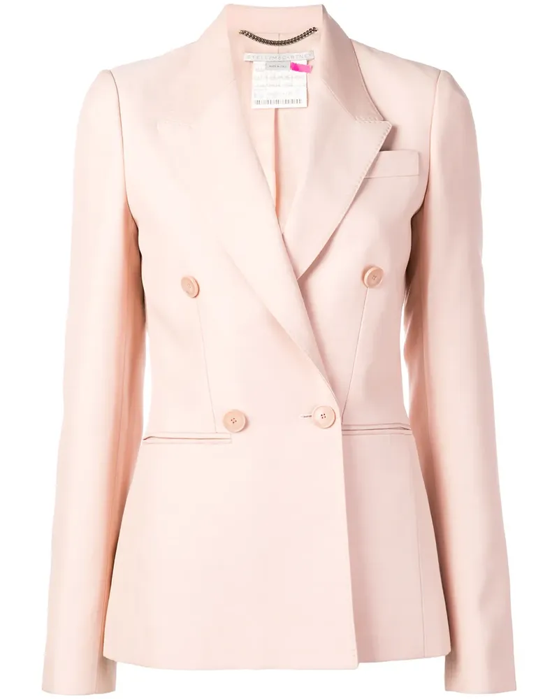 Stella McCartney Blazer mit steigendem Revers - Rosa Rosa