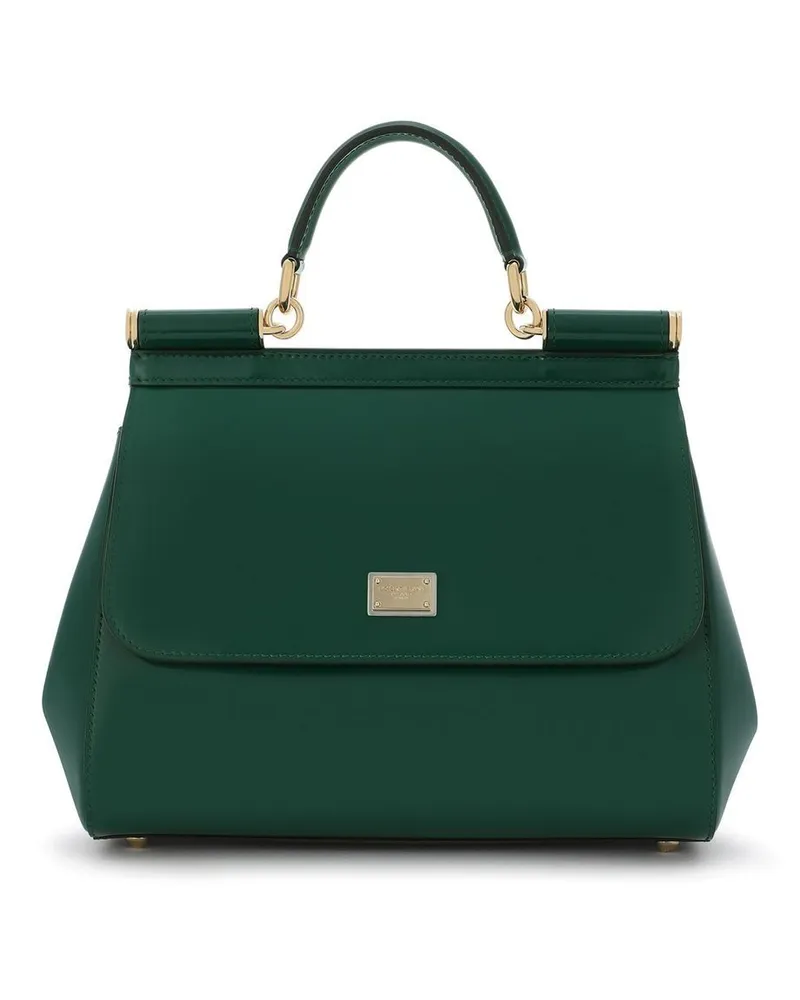 Dolce & Gabbana Mittelgroße Sicily Handtasche - Grün Grün