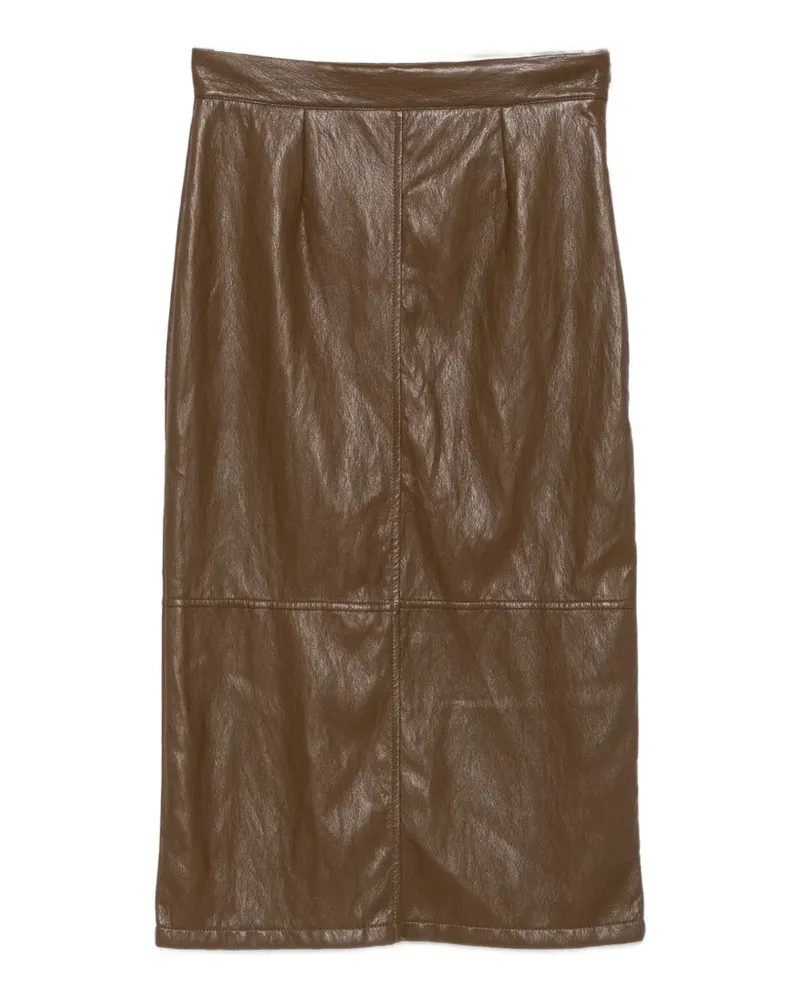 Dixie Taillenrock mit Einsätzen - Braun Braun