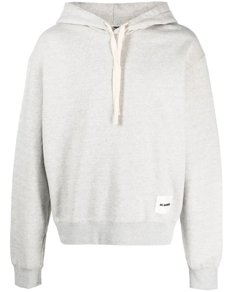 Jil Sander Hoodie mit Kordelzug - Grau Grau