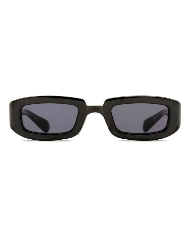Jacques Marie Mage Sonnenbrille mit eckigem Gestell - Schwarz Schwarz