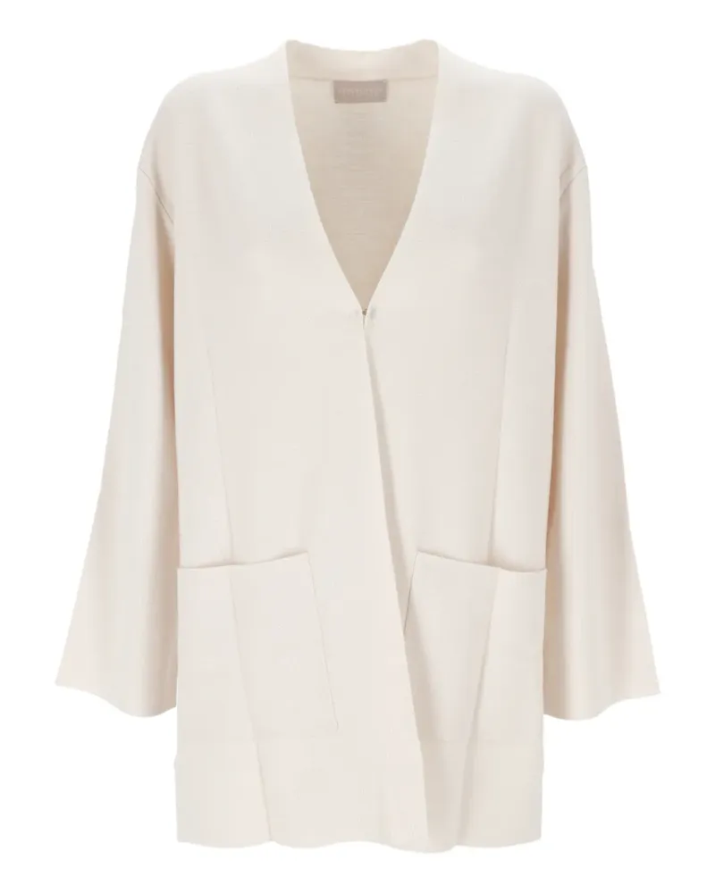 hemisphere open-front cardigan - Nude Nude