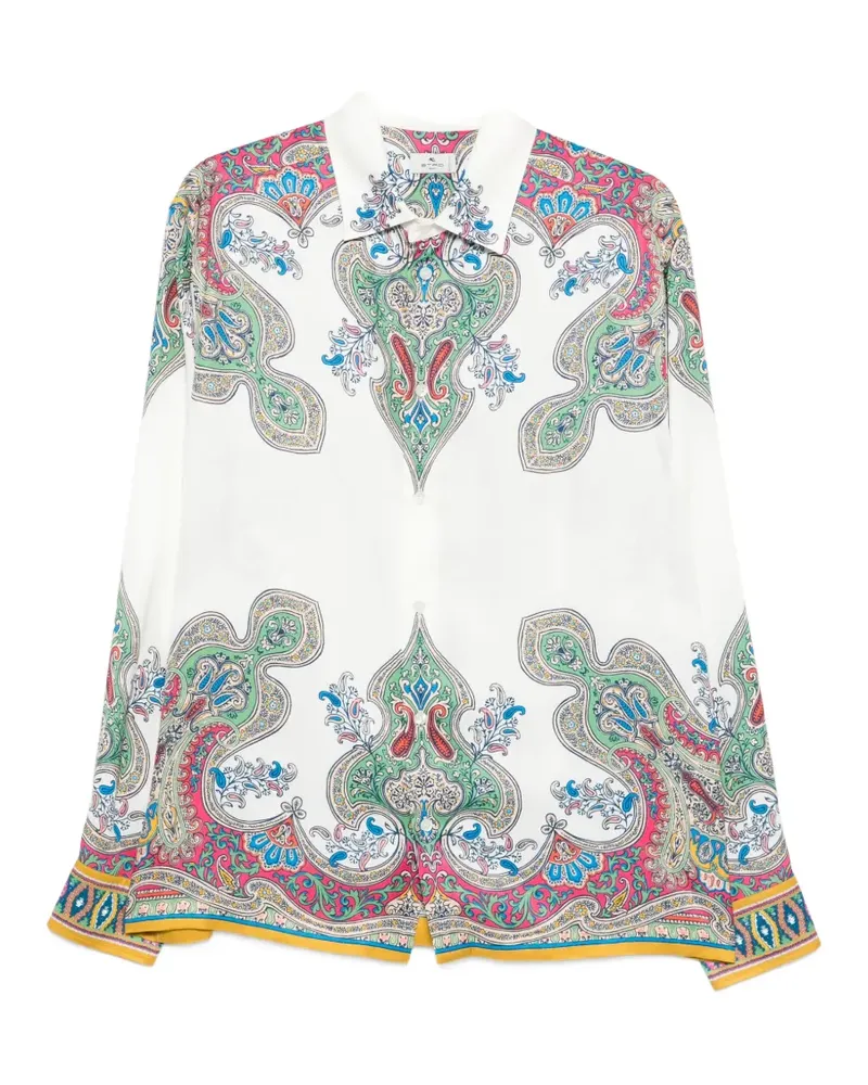 Etro paisley-print shirt - Weiß Weiß