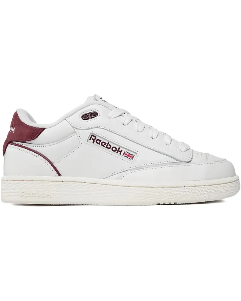 Reebok Club C Bulc "White Classic Burgundy" Sneakers - Weiß Weiß