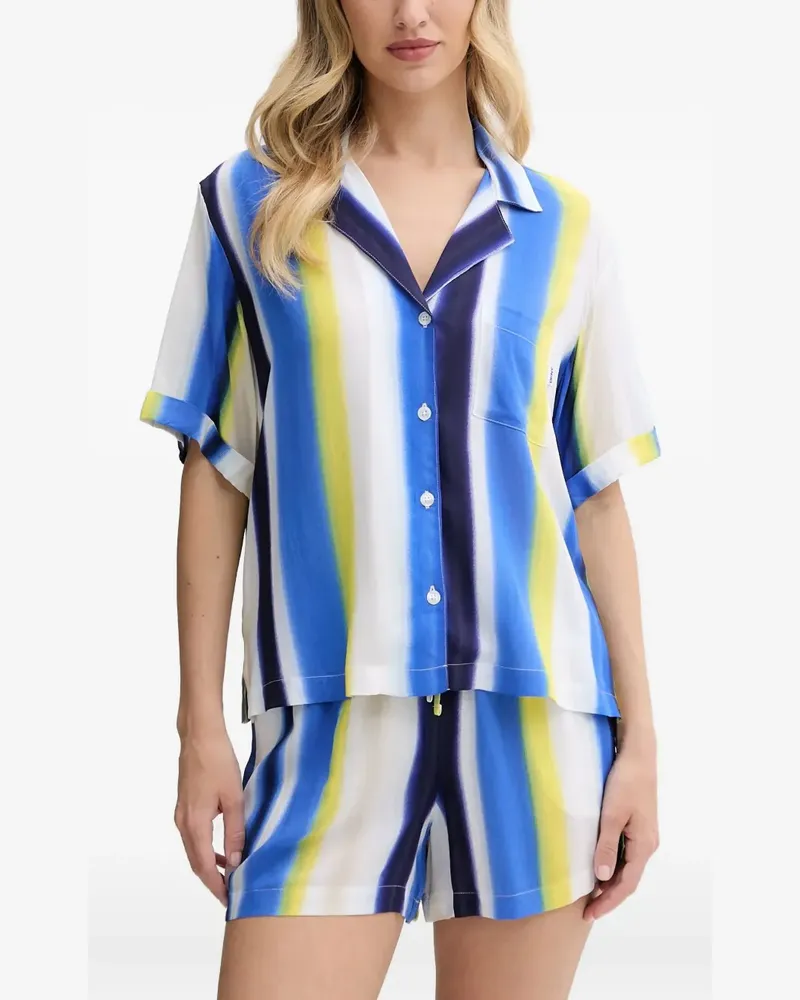 DKNY striped pyjama - Blau Blau
